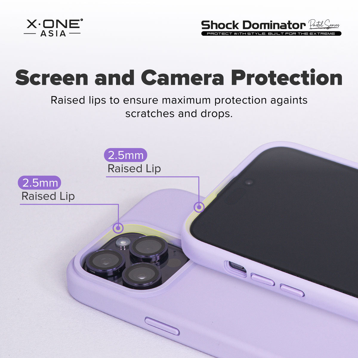 X.One® Shock Dominator (Pastel Series) Impact Protection Case for iPhone 14 Series